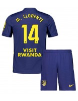 Atletico Madrid Marcos Llorente #14 Vieraspaita Lasten 2025-26 Lyhythihainen (+ shortsit)